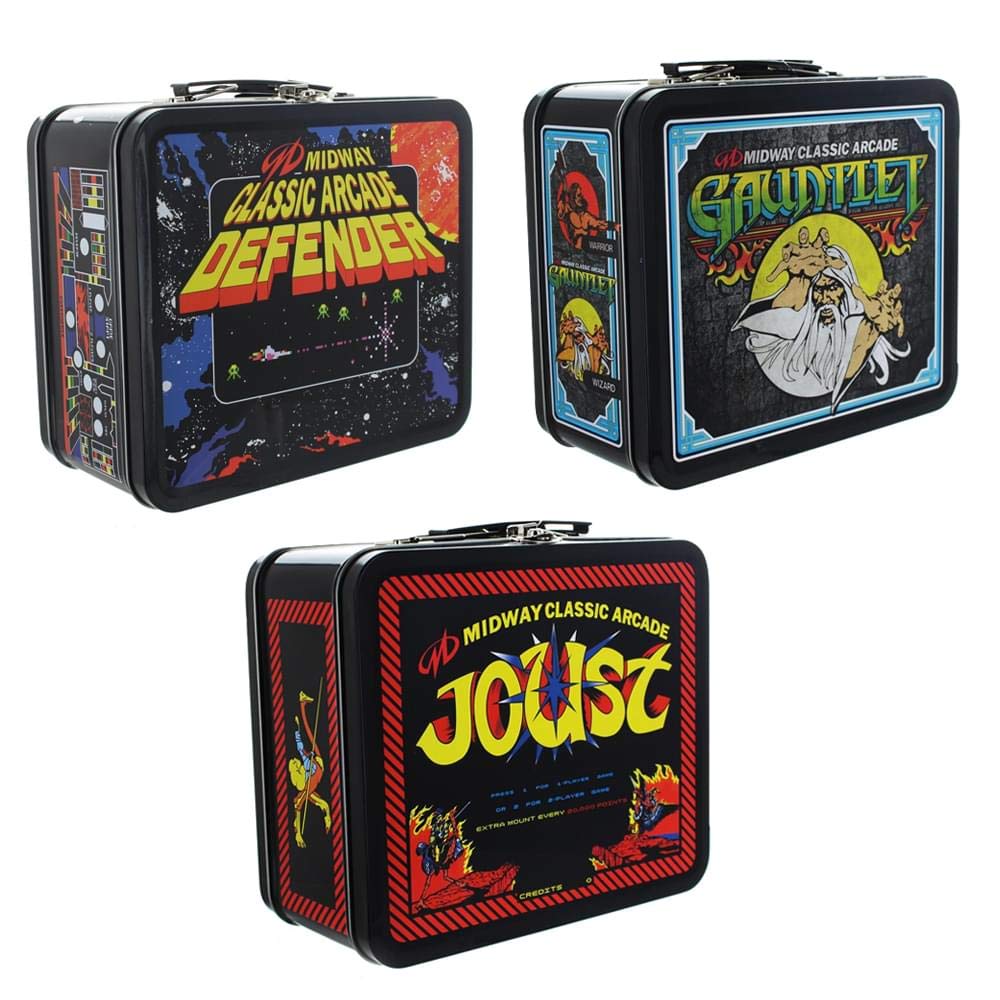 Amazon.com: Toynk Midway Classic Arcade Tin Lunch Boxes Set of 3
